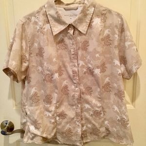Royal Robbins Womens buttondown Travel Top XXL SS